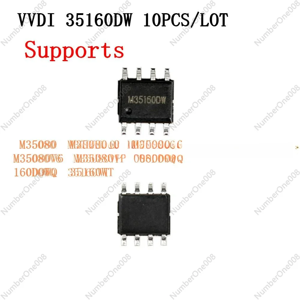 1Pcs Original Xhorse 35160DW 35160 DW Chip Reject Red Dot No Need Simulator Work with VVDI Prog Key Programmer