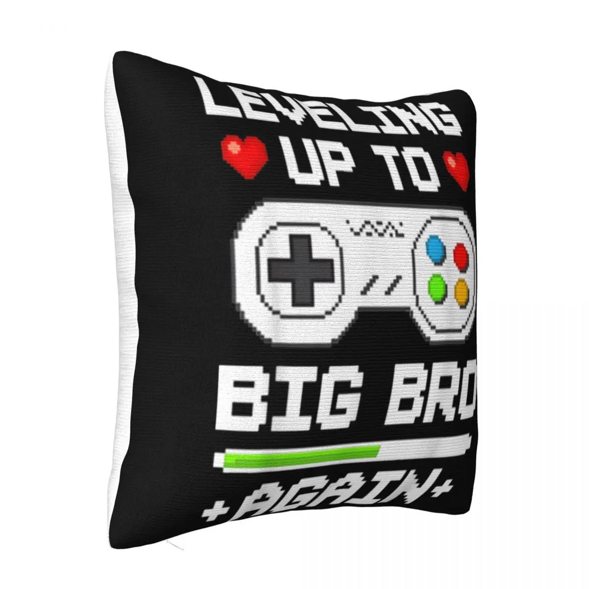 Leveling Up To Big Bro Again T Game Movie Middle Aged Men Retro Children Male Interested Pictures Surprise Pillow Case