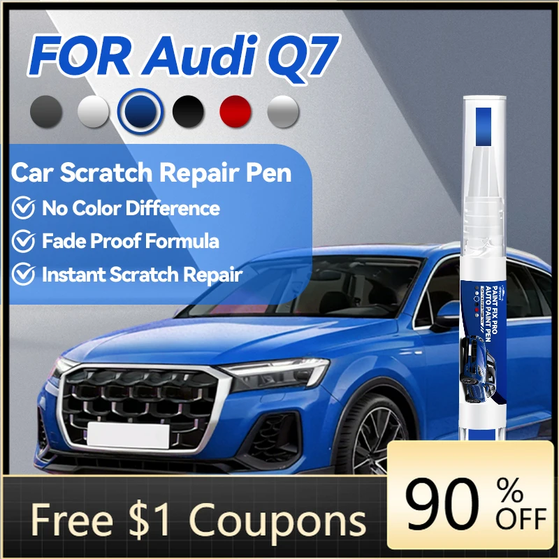 

Tool Car Accessories For Audi Q7 2005-2025 4L 4M Paint Repair Pen Touch Up Scratch Remover DIY Auto Accessories Black White B