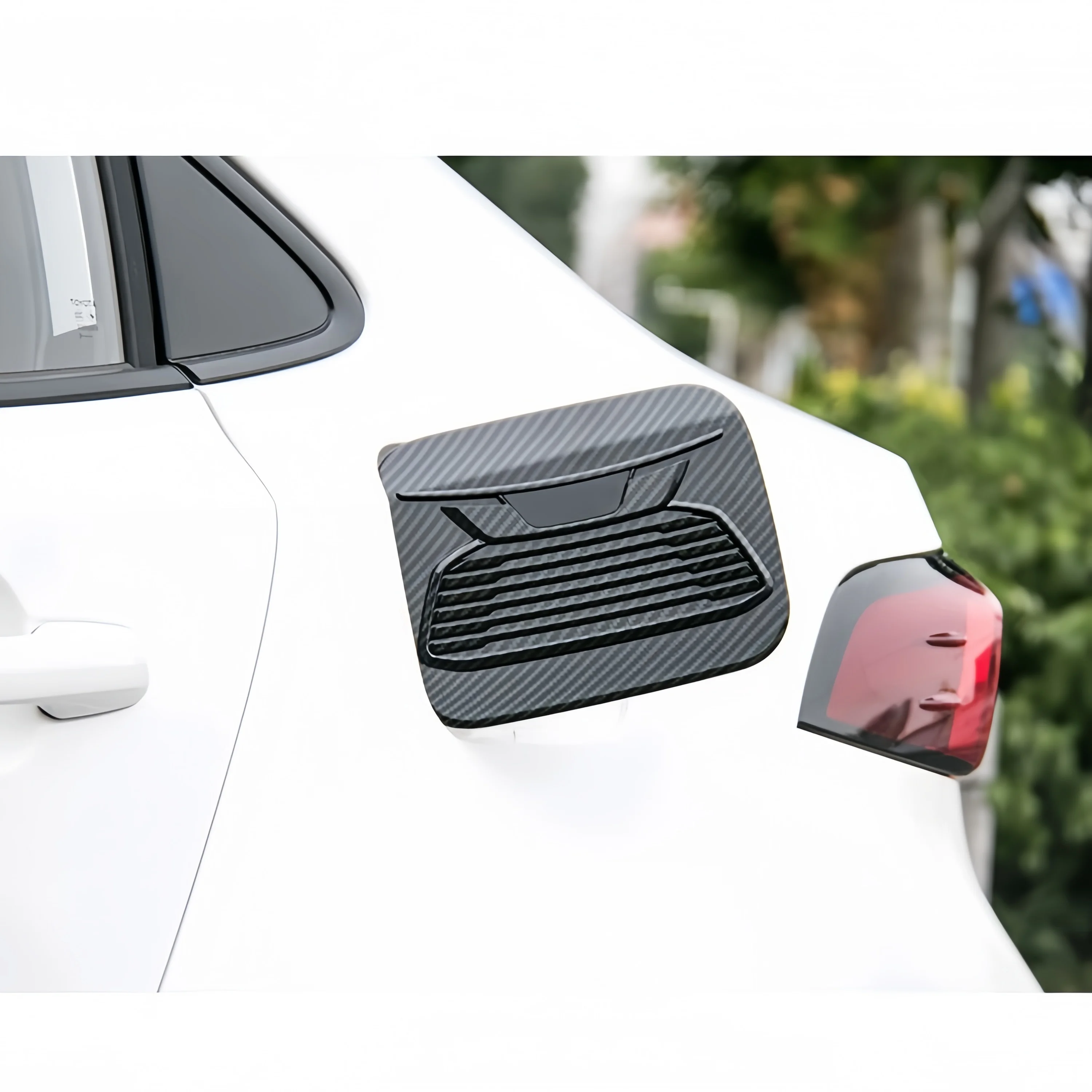 1 Pc Auto Kraftstoff Tank Abdeckung Deckel Trim Fahrzeug Öl Füllstoff Tankdeckel Außentür Dekoration ABS Aufkleber Aufkleber für Corolla 2019-2021