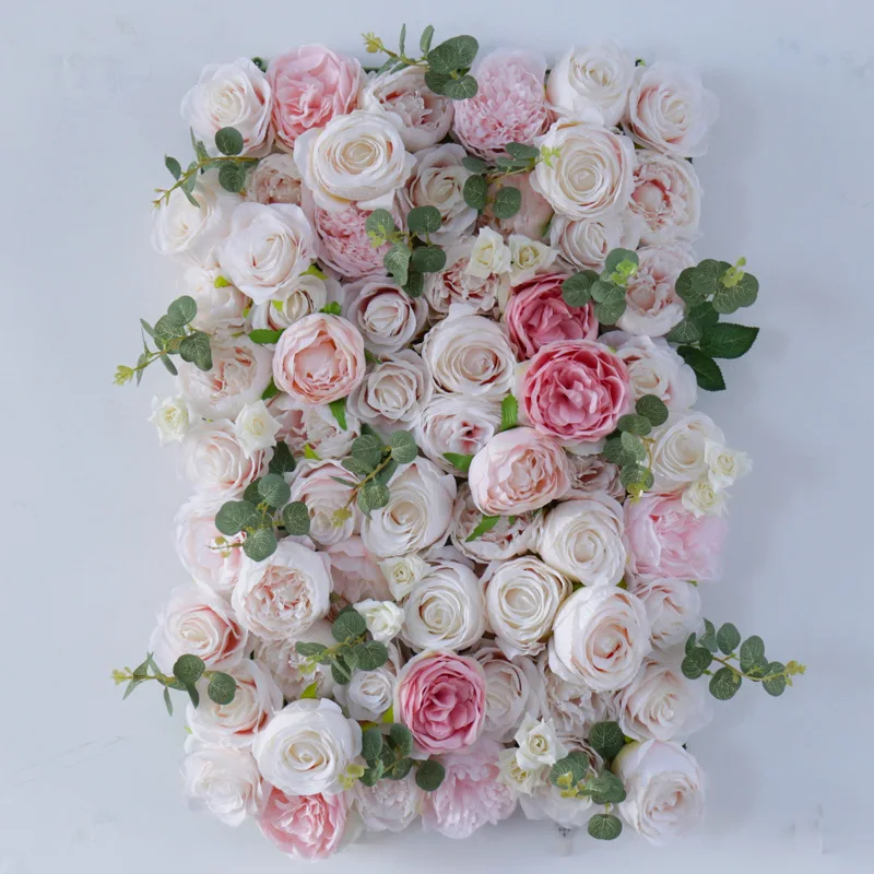 

Artificial Panel Wedding Arch Backdrop Decor, Flower Arrangement, Plants Wall, Shopping Window Props, 40x60cm