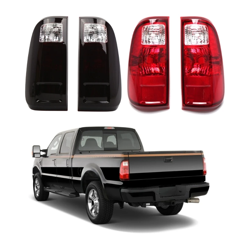 2pcs Waterproof Reversing Taillight Truck Car Stop Rear Brake Lamp Durable Compatible for F250 F350 F450 F550 L9BC