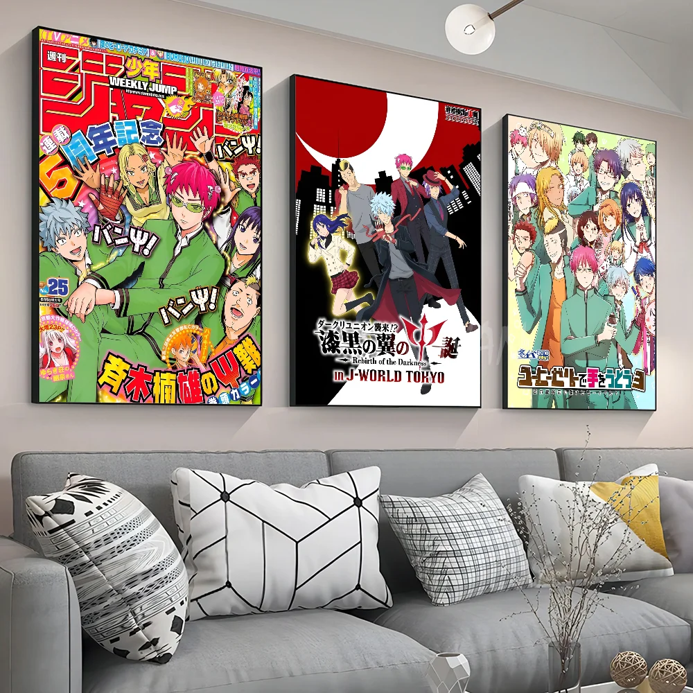 The Disastrous Life Of Saiki K Anime Poster Wall Art Home Decor Room Decor Digital Painting Living Room Restaurant Kitchen Art