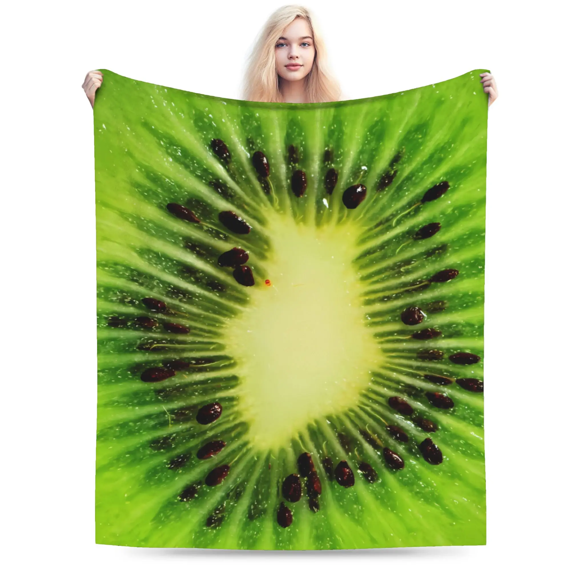 Cabbage Pattern Blanket  Warm Soft Street Trend Plush Bedding Throws For Girls Boys Home Decor Flannel Bedspread Bed Cover