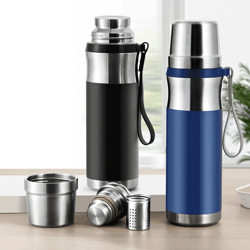 316 Stainless Steel Insulated Thermos Bottle 500mlL/1000ml Outdoor Travel Coffee Mugs Thermal Vaccum Water Bottle Thermal Mug