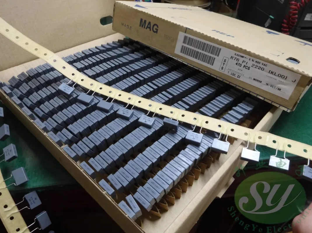 10PCS AV R76PI2220KL00J 0.022uf/400VAC 22nf 223 ใหม่ตัวเก็บประจุฟิล์ม
