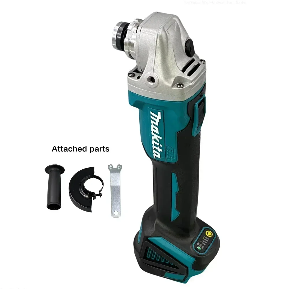 100% Original Makita DGA404 125mm Brushless Electric Angle Grinder 6 Speed Cordless Polisher Multifunction Machine Power Tools