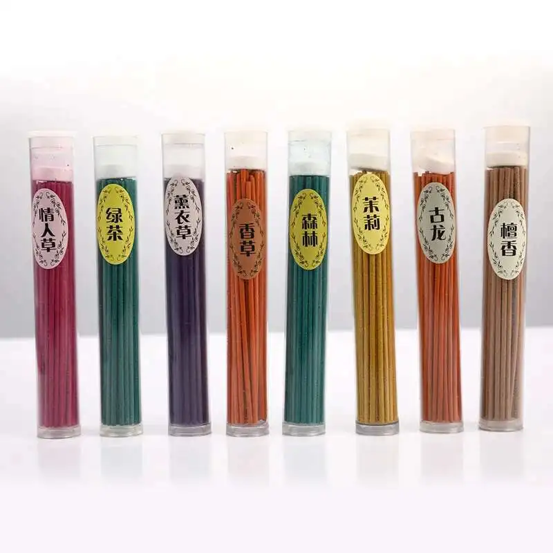 50 قطعة عصي البخور النباتية الطبيعية الروائح العطر التوابل الهواء النقي رائحة الهواء الطازج مزيل العرق الخزامى #6