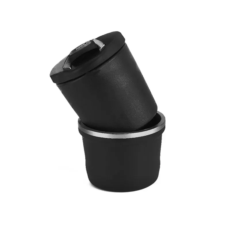 Car Styling LED Ashtray Cigarette Smoke Ash Cylinder Bin Holder With Lid For Volkswagen VW GOLF R Polo Tiguan Beetle Passat CC