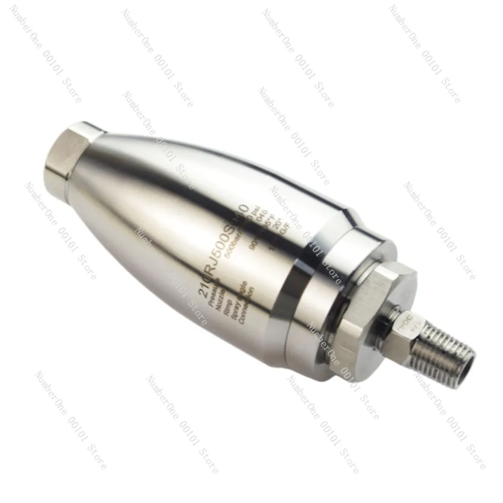 

CS 500 bar ultra high pressure rotating washing turbo nozzle with ceramic cone