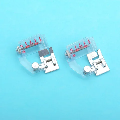 

1 pcs Presser Foot Adjustable Bias Tape Binding Foot Snap On Brother Sewing Machine Tools Accessories