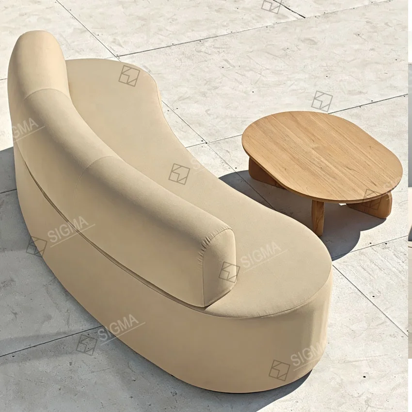Modern All Weather Water Proof Upholstery Comfortable Sofa Outdoor Furniture Garden Couch Outdoor Use
