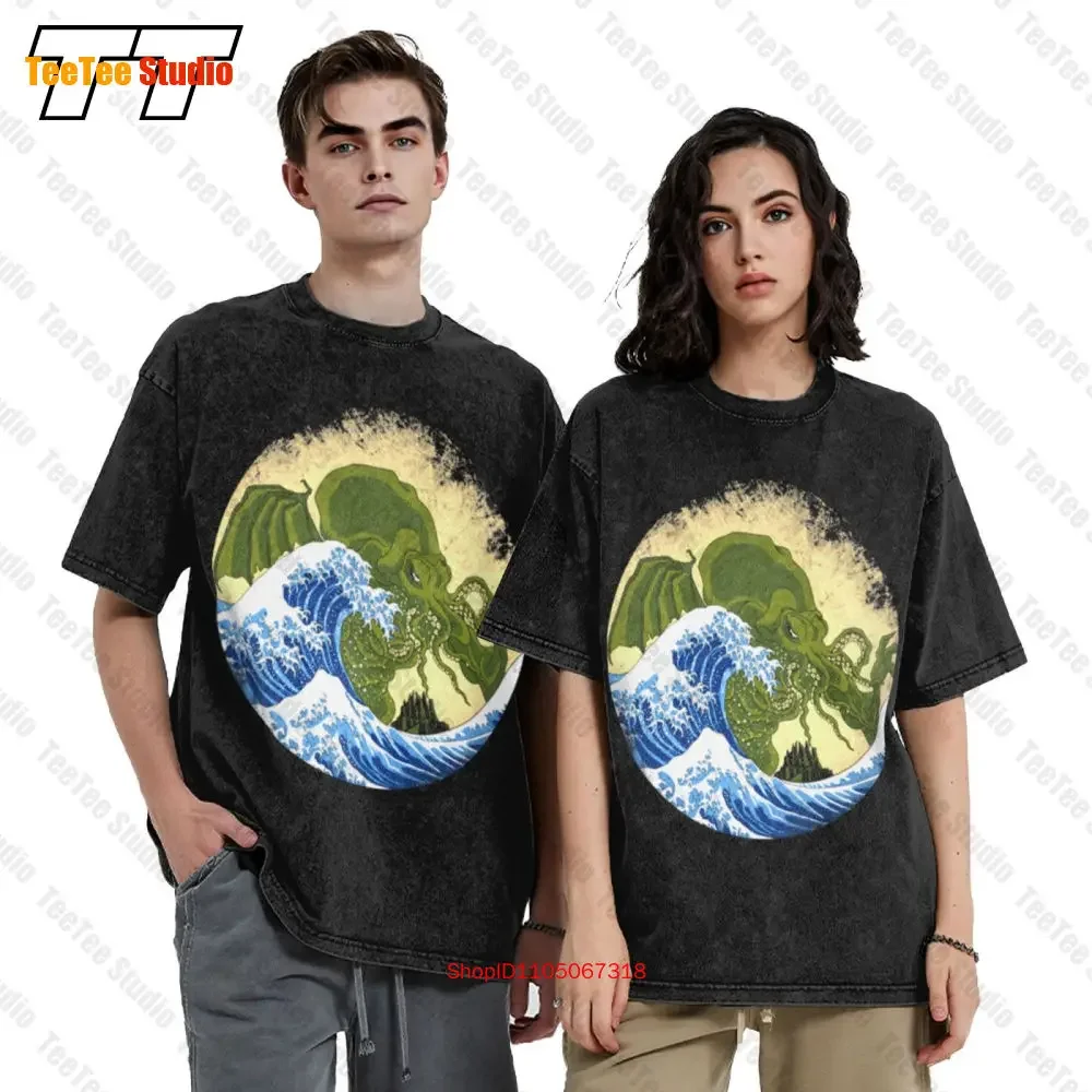 Hokusai Cthulhu Us Trend 2019 Vintage Oversized T-Shirt IT99