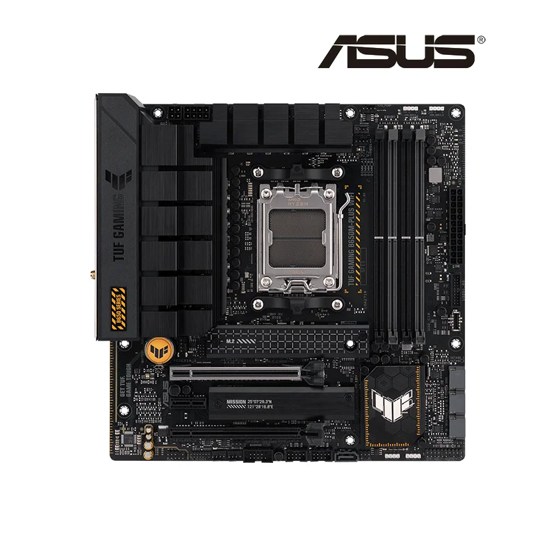 ASUS TUF GAMING B650M PLUS WIFI 6 New mATX AMD B650 DDR5 6400+(OC) MHz M.2 USB3.2 192G Bluetooth v5.2 Socket AM5 Motherboard