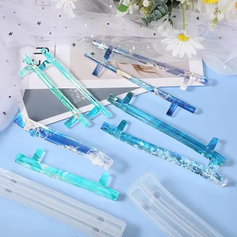 Bricka Epoxiharts Silikonform DIY Stor Rektangel Tefat Coaster Hartsform För Heminredning Hantverkstillverkning Konstnärsmaterial 6 best sales epoxiform i silikonform - №4