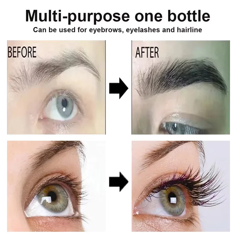 Fast Eyelash Growth Serum 7 Days Lashes Eyebrow Enhancer Product Longer Fuller Thicker Extension Treatment Lash Lift Care Makeup