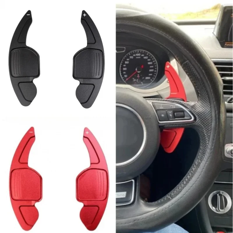 

Car Steering Wheel Paddle For AUDI A3 S3 A4 S4 B8 A5 S5 A6 S6 A8 R8 Q5 Q7 TT Shift Extend Extension Shifter Aluminum