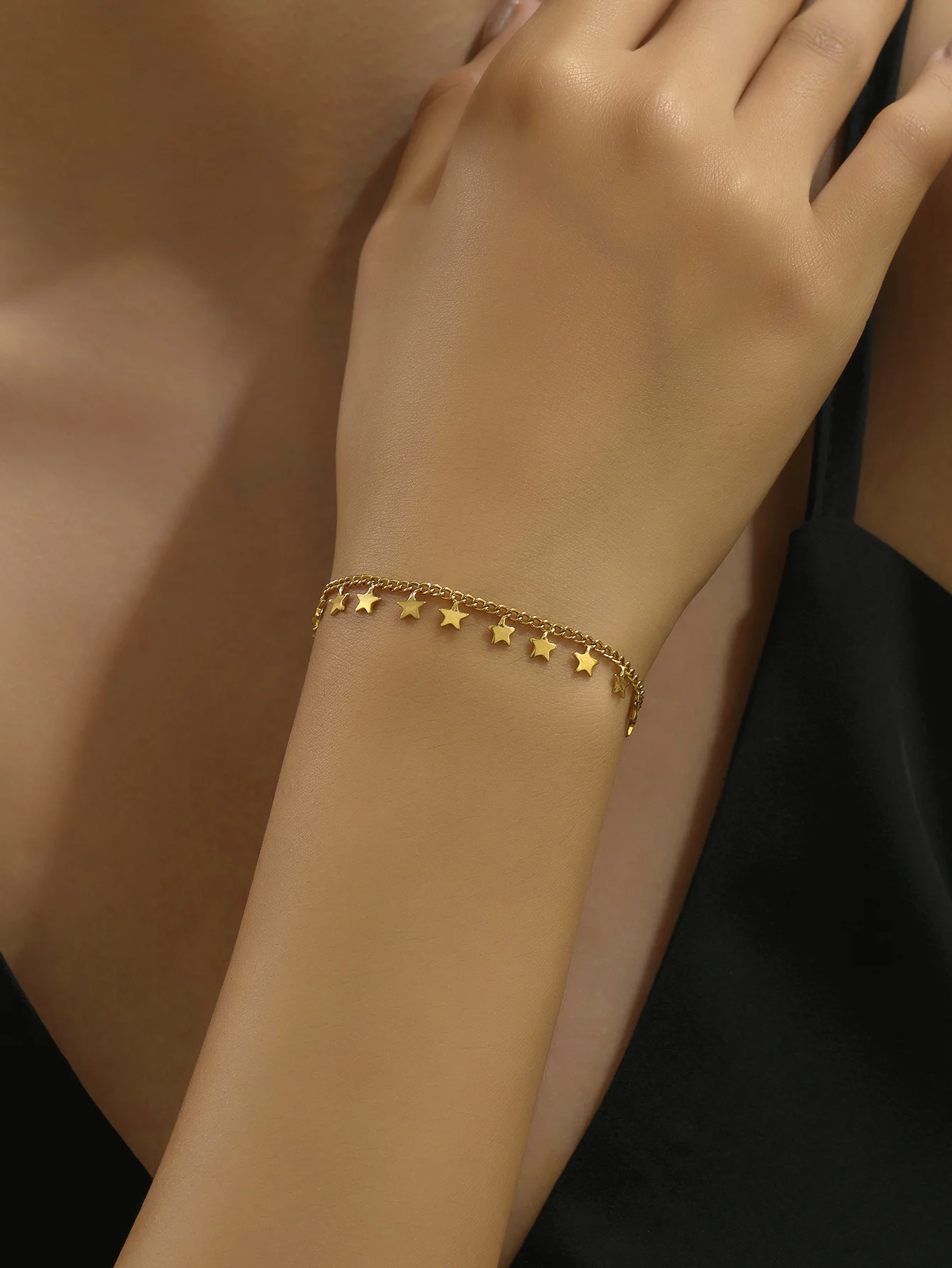 Fashion Casual New Five-pointed Star Bracelet Daily Accessories Senior Simple ins Fresh Fashion Niche Accessories