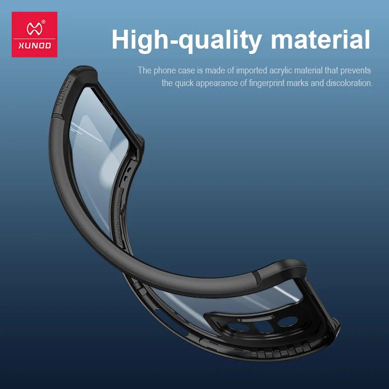 Xundd stoßfeste Hülle für Redmi Note 10 Pro, transparente Hülle, Note 10, 11 Pro Max, 10S