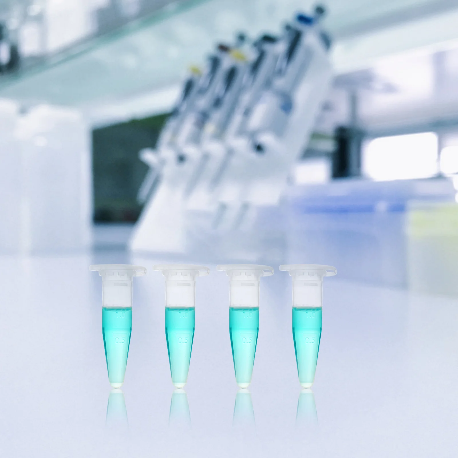 

50Pcs 1.5ml Transparent Centrifuge Tubes Conical Bottom Plastic Test Vials Sample Storage Container Graduated Lab Use Small Tube