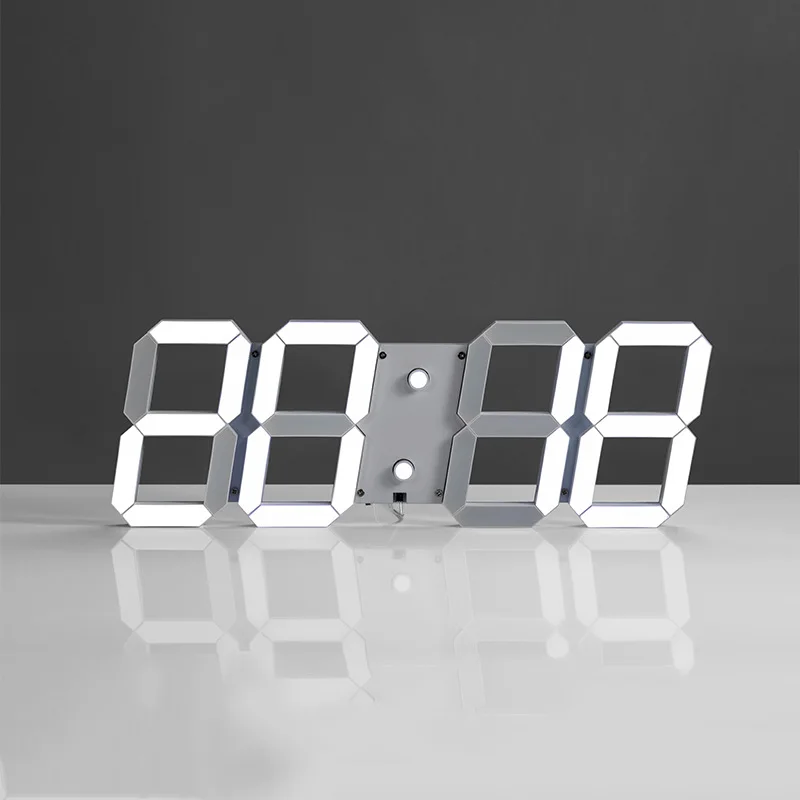 

Smart Digital Electronic Clock and Watch Wall Hanging, Simple and Atmospheric, Living Room Decoration, 3D