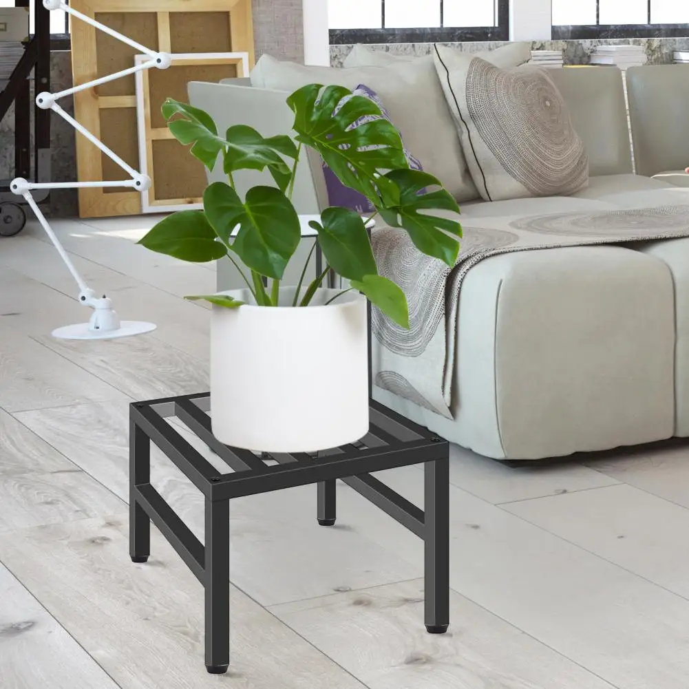 

Anti-rust Flower Stand Metal Plant Stand for Indoor Outdoor Use Heavy Duty Non-slip Flower Pedestal Shelf for Balcony for Room