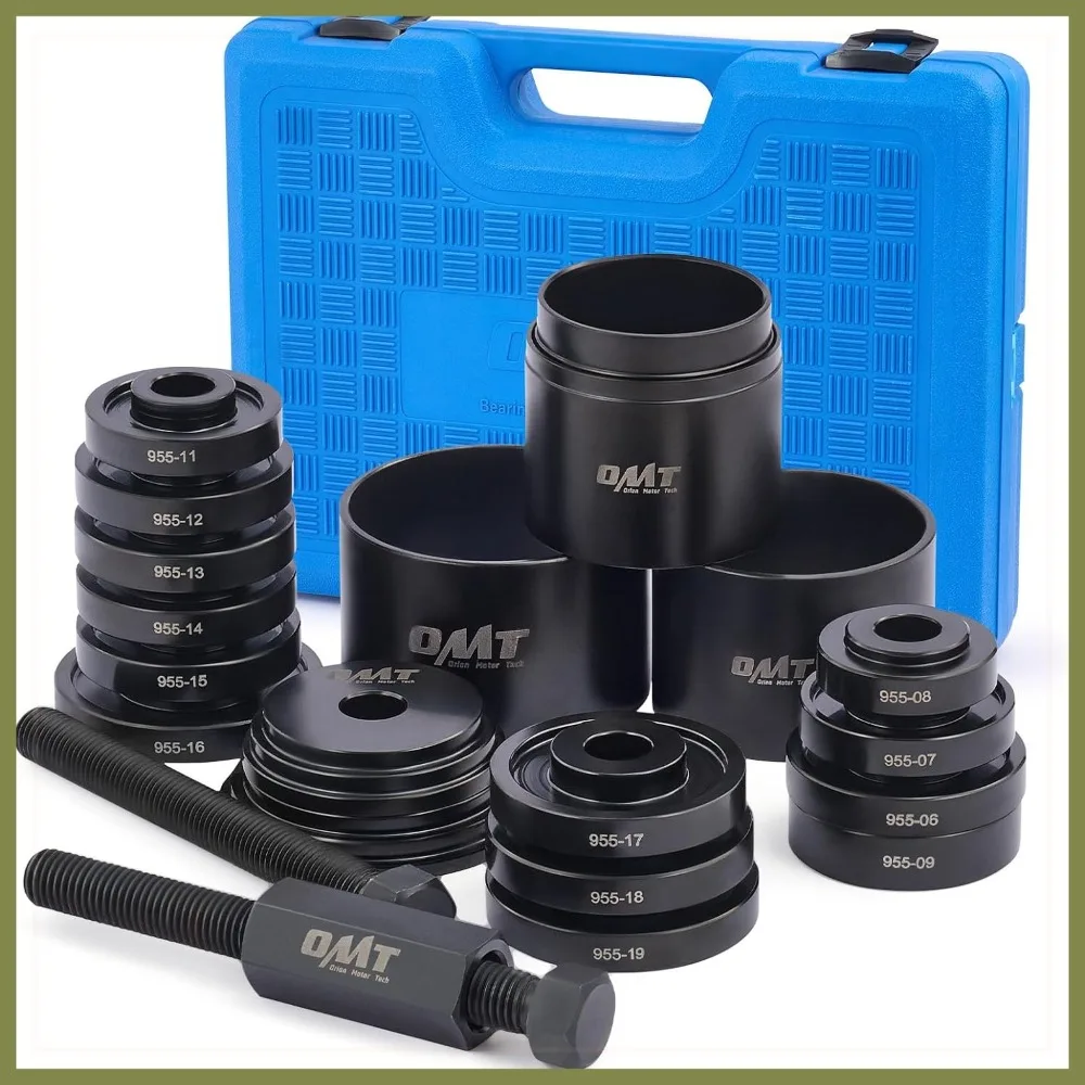 

24pc Front Wheel Drive Bearing Puller Set, Universal Bushings & Sleeves for Removal & Installation