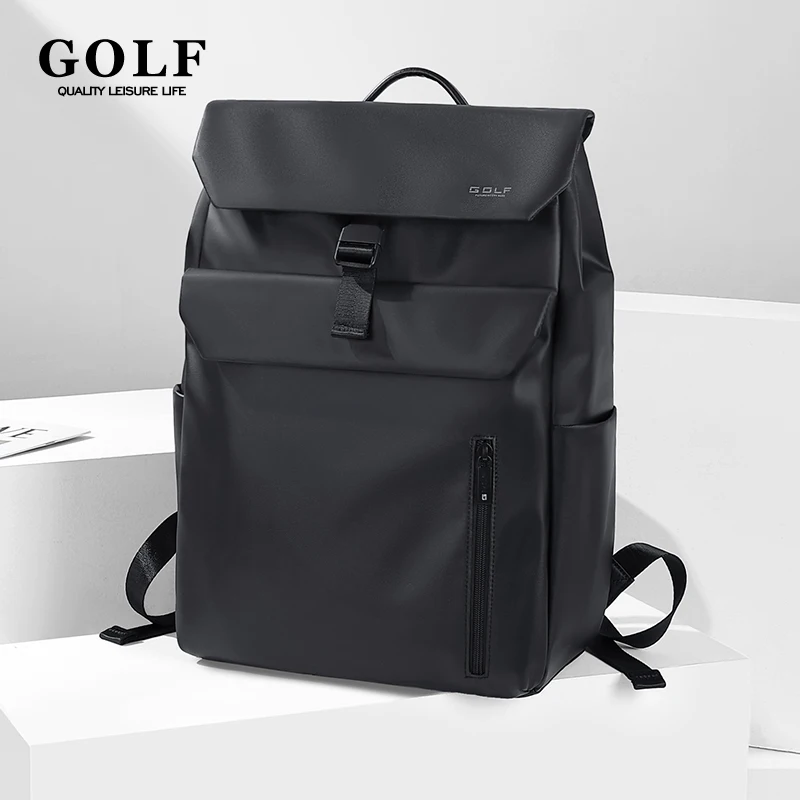 

GOLF Fashion Backpacks for Work Men Business Backpack 15.6 Laptop Compartment Nylon Anti Theft Waterproof Back Pack Expandible