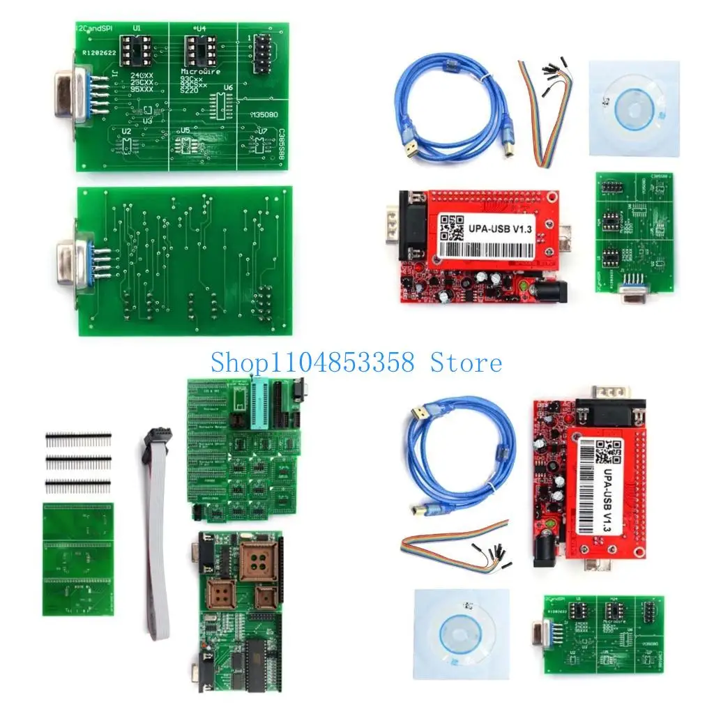 

652F Автомобильное программирование USB Полное адаптеры UPA инструмент настройки чипов Serials Progrommers