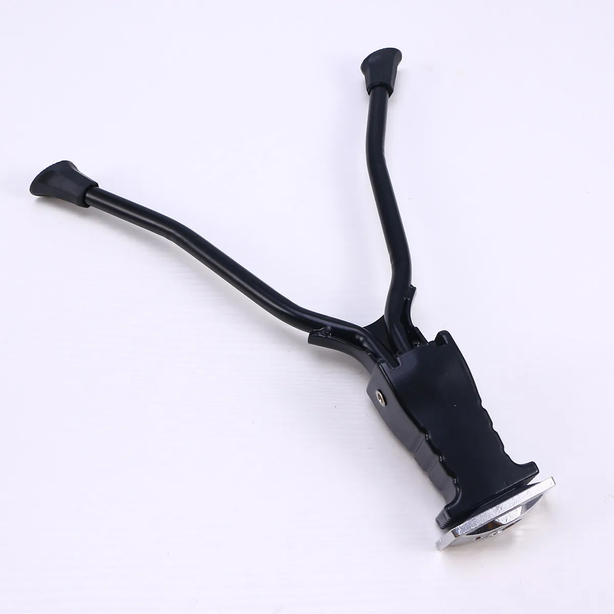 

Double Leg Bike Kickstand Center Mount Reinforced Anti-Slip Steel Foot Suitable for 26 Inch and Larger Bikes Mountain Road Bike