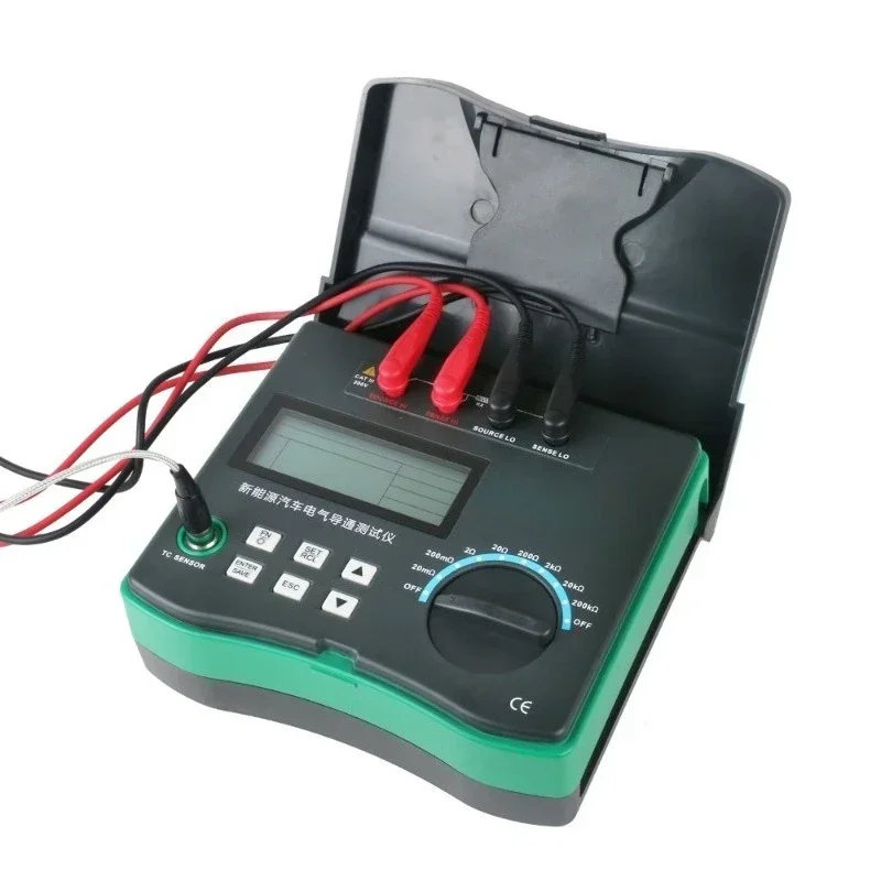 New energy vehicle electrical conduction tester, DC micro ohm resistance meter milliohm meter