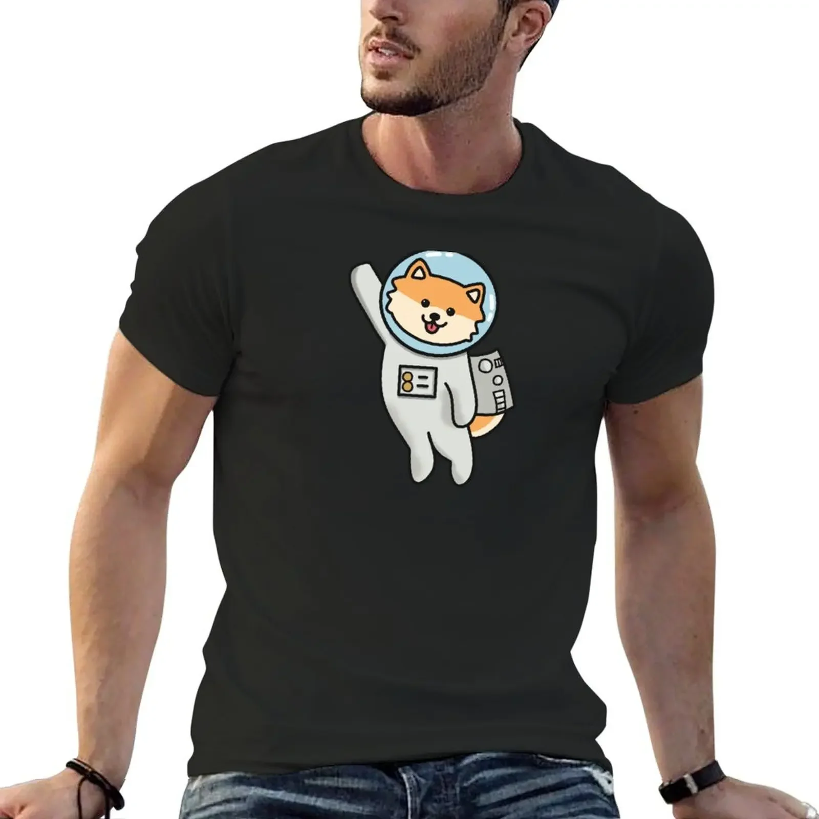 

Space pomeranian T-Shirt luxury designer vintage anime shirt shirts graphic tee funny t shirts men