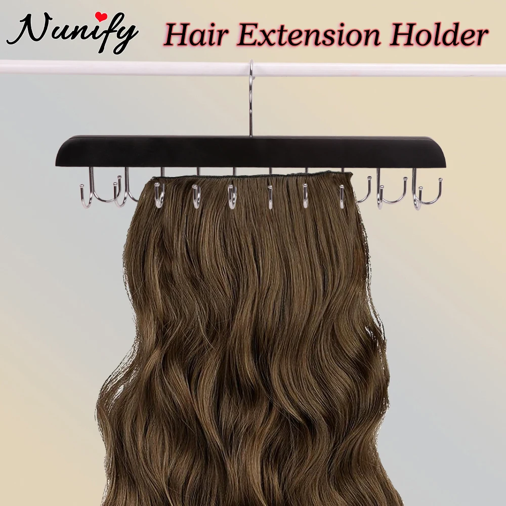 Hair Holder Hanger For Hair Extensions Weft Clip Ins Hair Braiding Hair Rack Hair Storage For Home Salon Use Hair Accessories