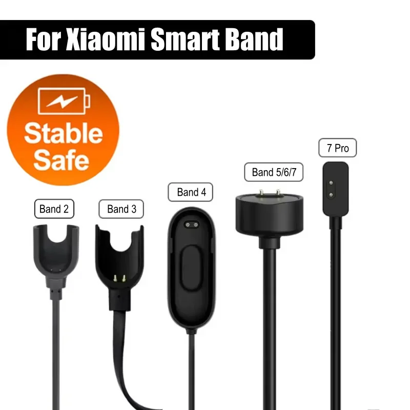 

Portable Magnetic Charger For Xiaomi Mi Band 7 Pro USB Charging Cable For MiBand 6 5 4 3 Charging Cable Watch Charging Adapter