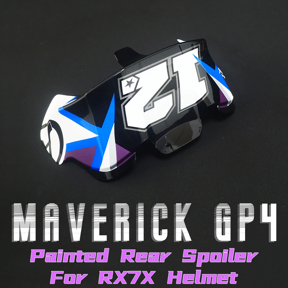 RX-7X Racing Spoiler For ar rx RX7X MAVERILK HP4 NAKAGAMI GPE Painted Rear Wing Ducktail Deflector Tail