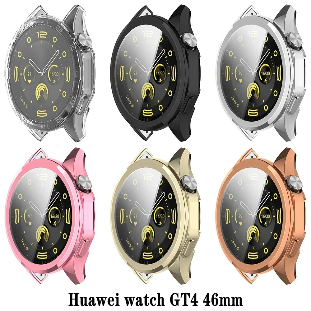 TPU Watch Shell For Huawei Watch GT4 46mm 41mm Durable Screen Protector Case High Quality Watch Cover For Huawei GT 4 46 41 mm