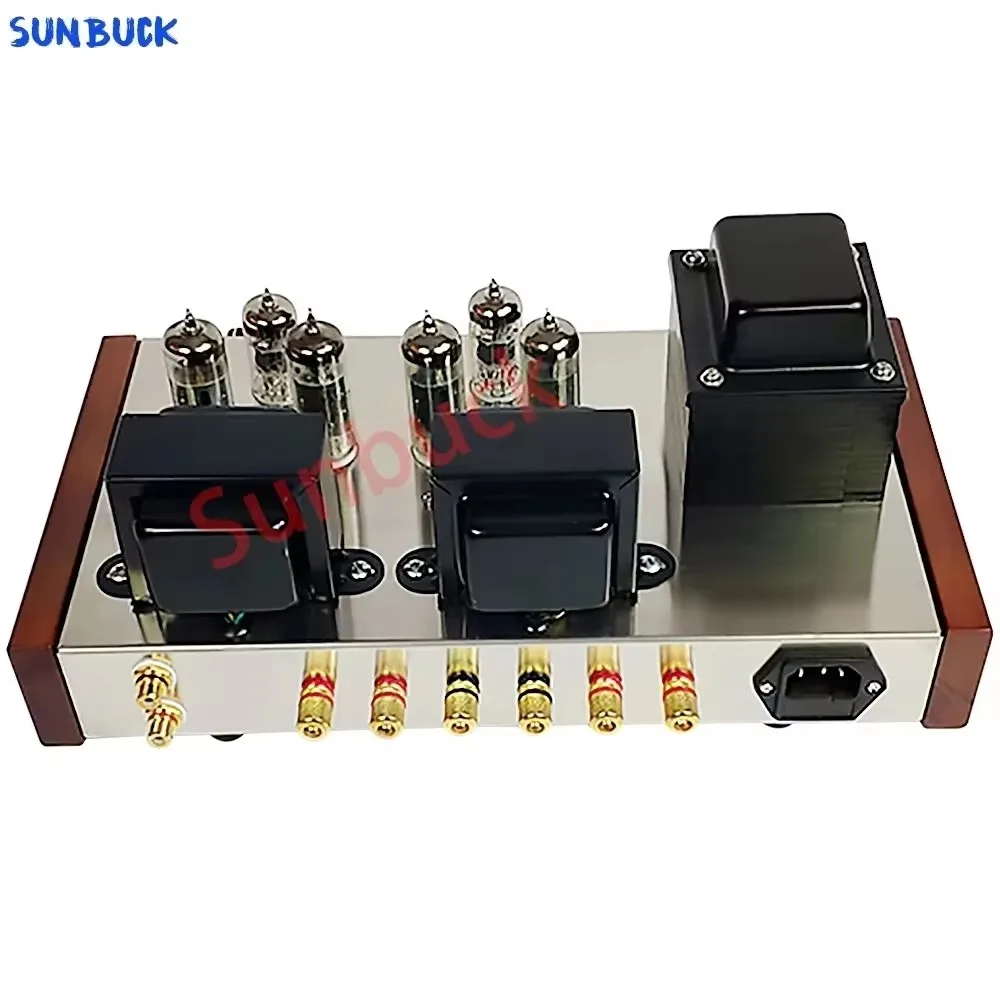 

Sunbuck 12W 2.0 channel vacuum Tube Power Amplifier 6F2 6p1 push-pull Tube Amplifier DIY kit