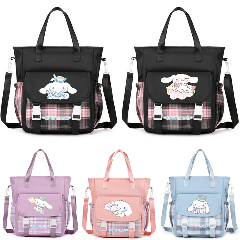 

Sanrio Cinnamoroll Shoulder Bag Crossbody Handbag Schoolbag for Teen Girl Boy Back To School Bag Women Messenger Bag Mochila