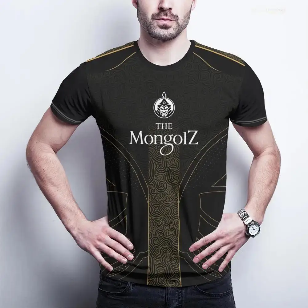 2025 New CSGO Pro League Team Training Jerseys The Mongolz Club CS2 Player Custom Uniforms Men's And Women's Fan T-shirts