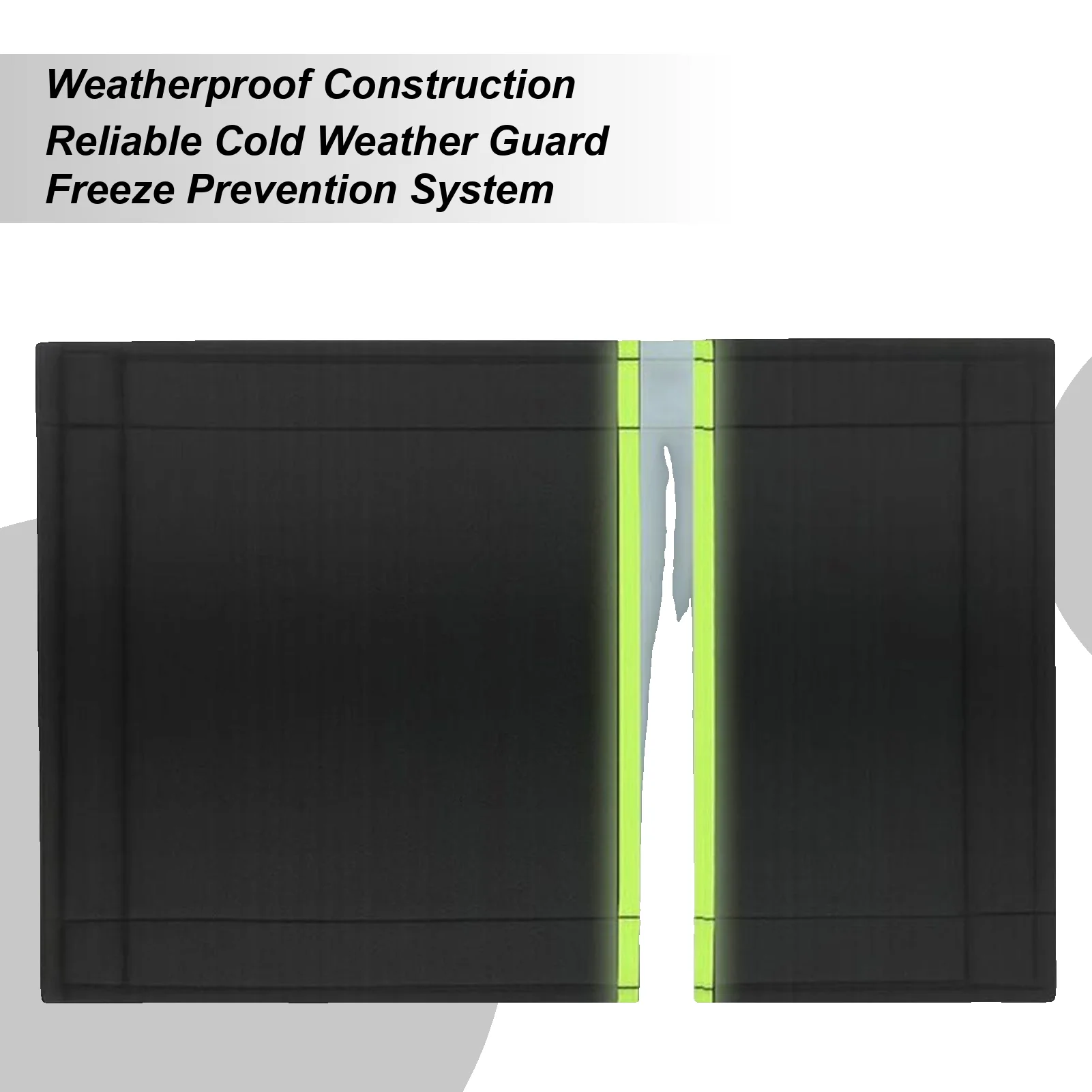 غطاء صنبور خارجي حماية من التجميد انبوب ماء مع شريط عاكس أغطية حنفية معزولة للشتاء لحديقة الفناء والحديقة #1