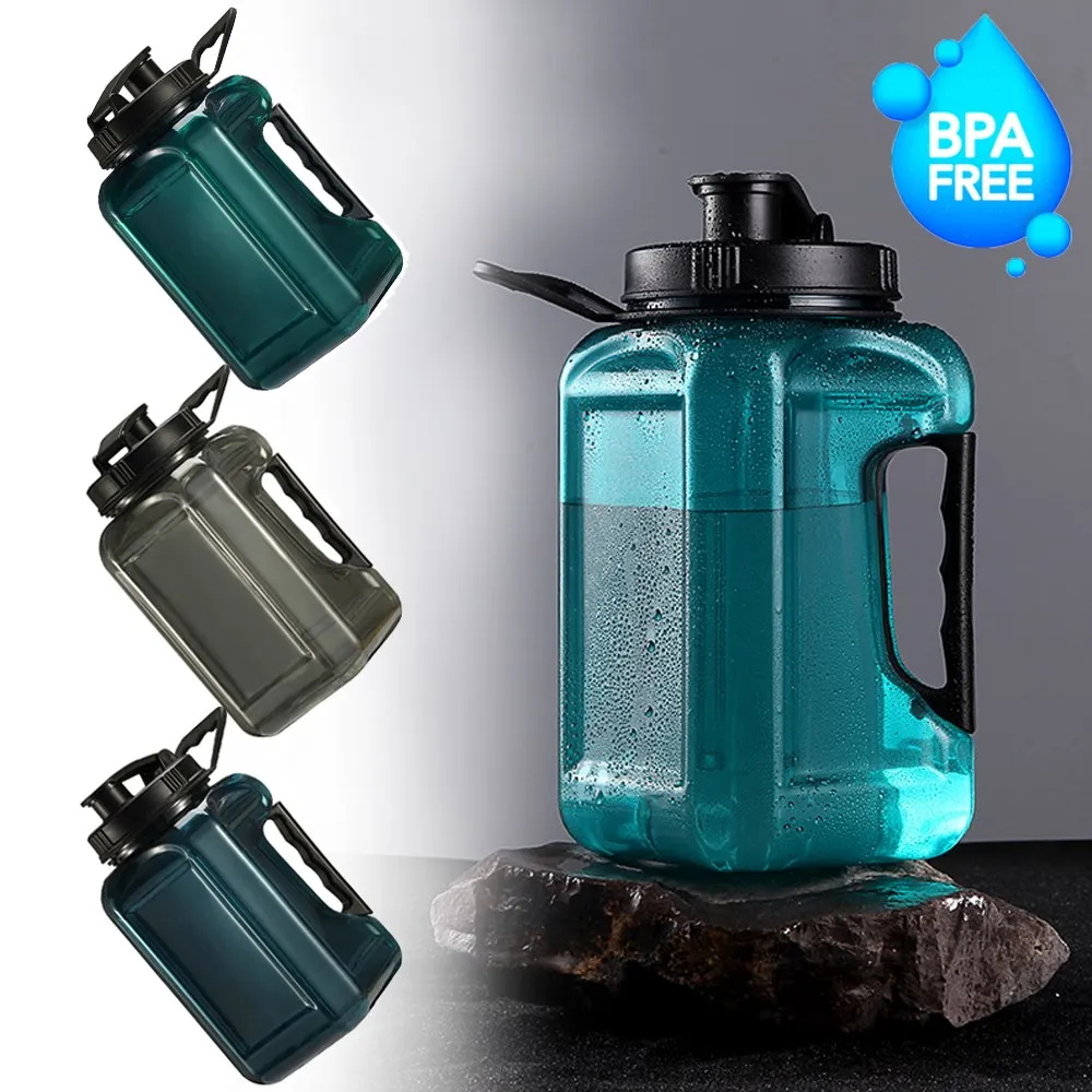 Water Bottle 2 Liters For Man Outdoor Travel Sports GYM BPA Free Portable Leak-proof Kettle Plastic Large Capacity Water Bottle