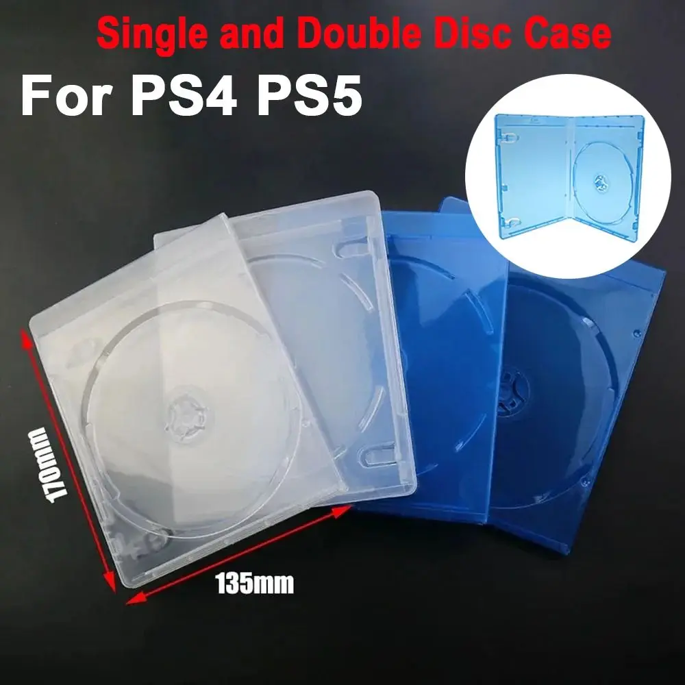 1pcs Plastic CD Game Cover Protective Design Replacement Accessory Game Disk Holder for PS1 PS2 PS3 PS4 PS5 Xbox WII