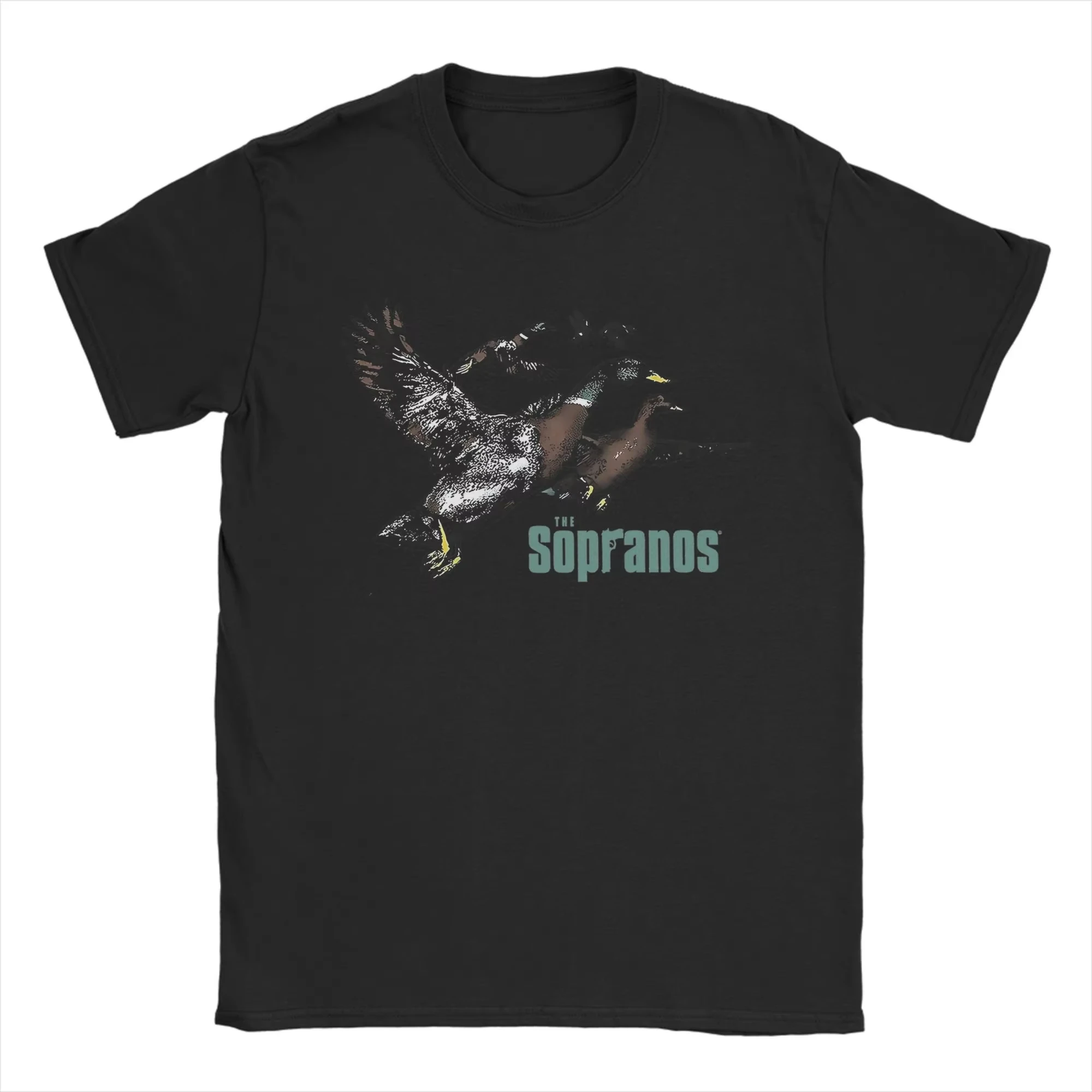 1pc Sopranos Ducks Movie Cotton T shirt Unisex Men Women Kids Streetwear Casual Vacation Short Sleeve Tops