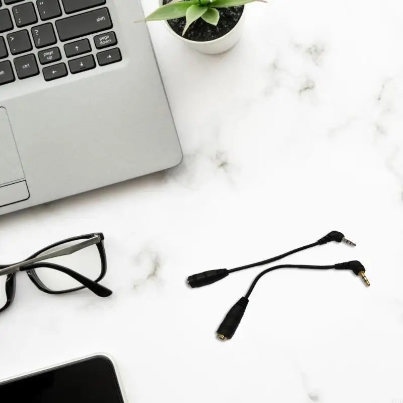 W91a Space Enving 90 градусов от 2,5 мм до 3,5 мм удлинителя звука для плотного пространства