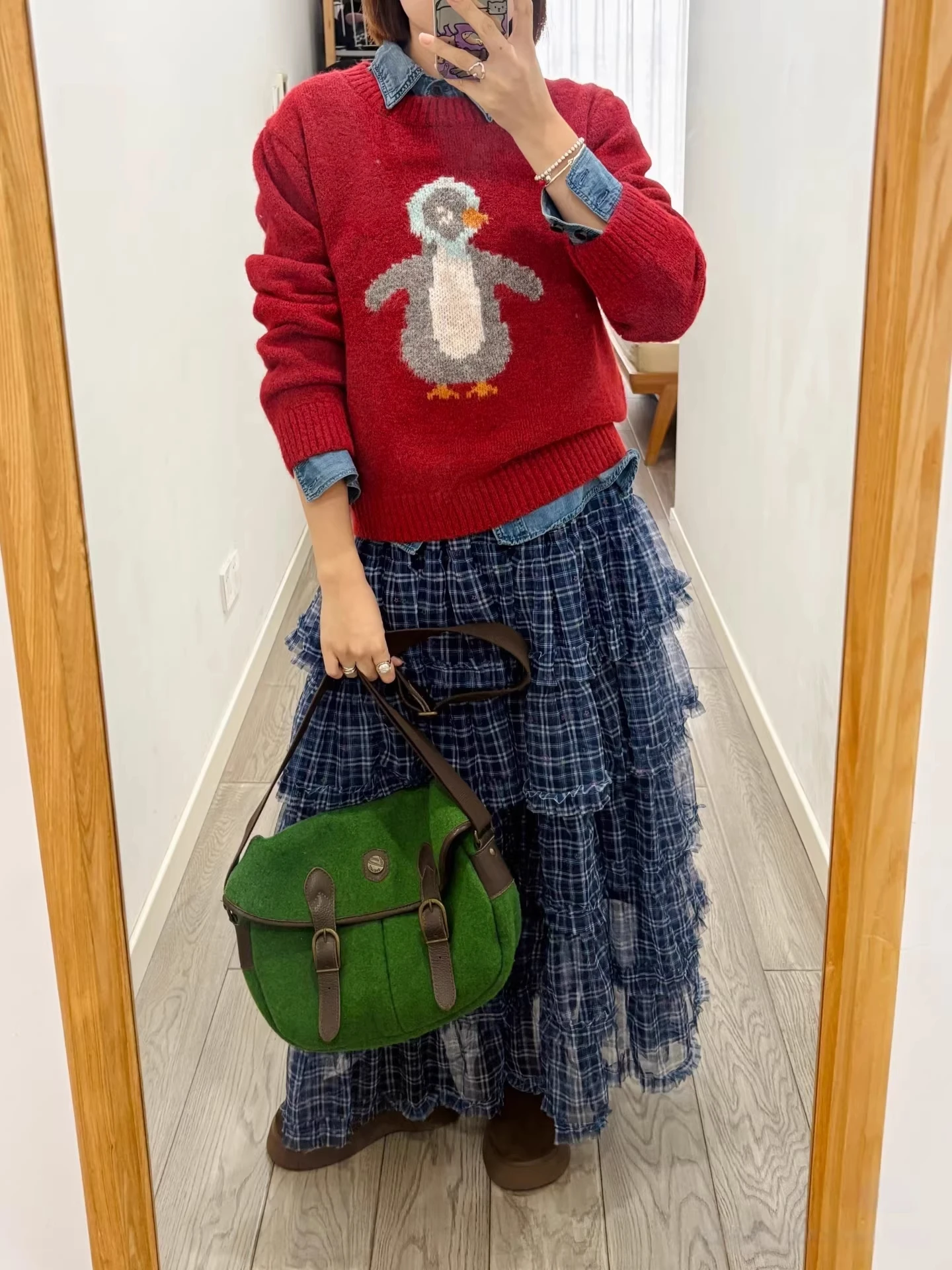 

Женские длинные юбки Clothland с рюшами, эластичной талией и звездным принтом, цельное бальное платье, милые женские юбки миди BA401