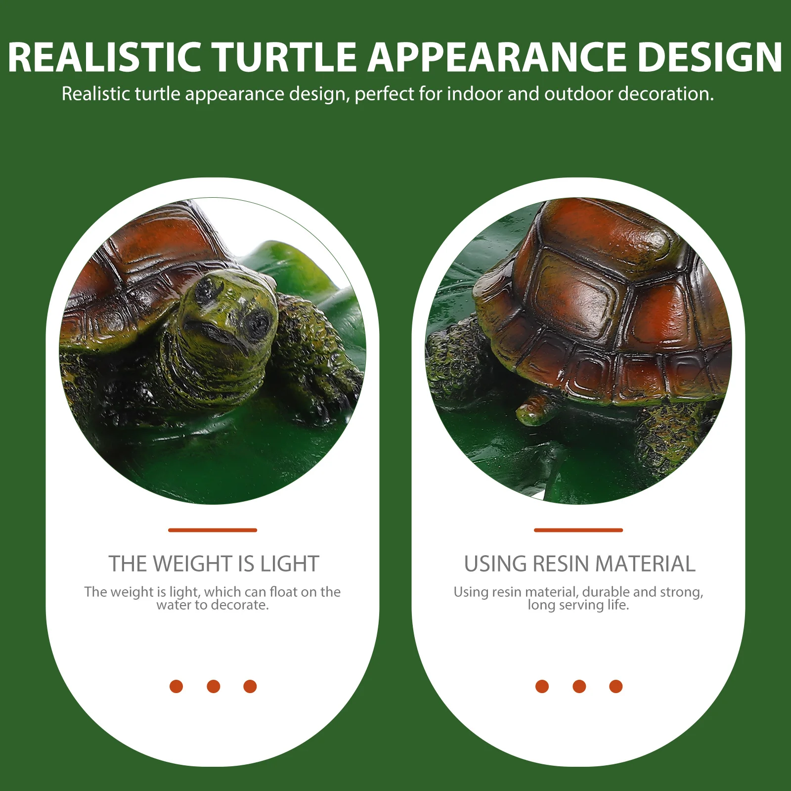 1pc Ornament Harz Simulation Schildkröte Für Teich Simulation Schildkröte Aquarium Dekor Outdoor Garten Wasser Funktion