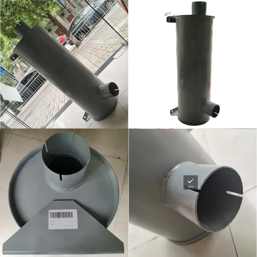 

2026 Hot Item 921079.0053 Muffler (2.0 Thicker Steel Plate) KALMAR DCE 80-100/45E Reach Stacker Parts and Accessories