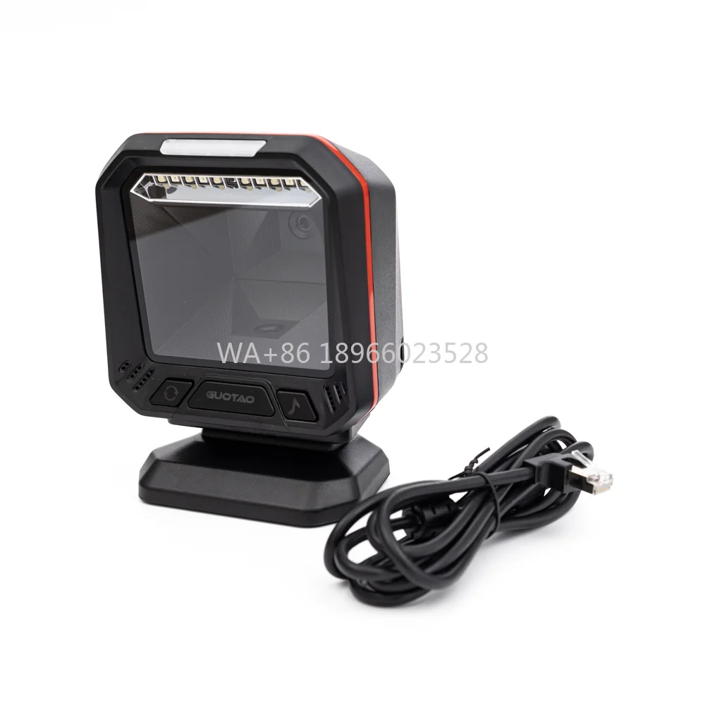 GUOTAO مصنع عالية السرعة الاستشعار التلقائي Usb Qr 1d P96 منصة سطح المكتب التلقائي متعدد الاتجاهات 2d سطح المكتب ماسح الباركود