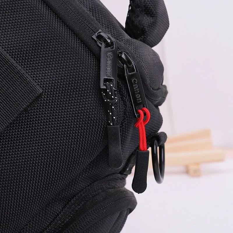 10pcs Zipper Pull Puller End Fit Rope Tag Replacement Clip Broken Buckle Fixer Zip Cord Tab Travel Bag Suitcase Tent