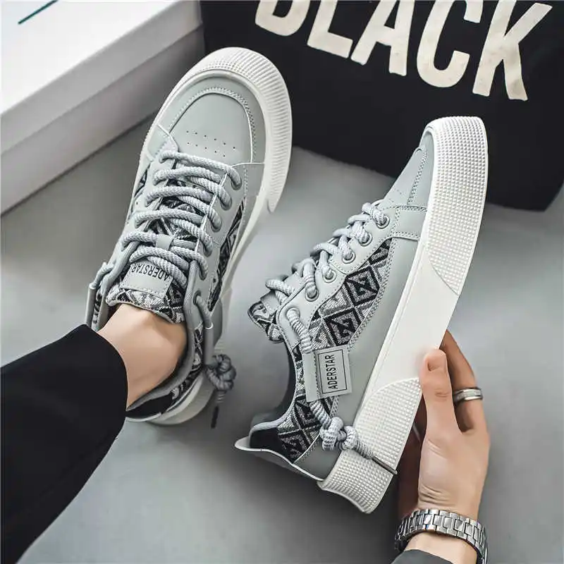 

Туфли на плоской подошве со шнуровкой 46, мужская тренировочная мужская летняя обувь, стильные мужские кроссовки, спортивные принадлежности, Fat Sapatenes Shouse